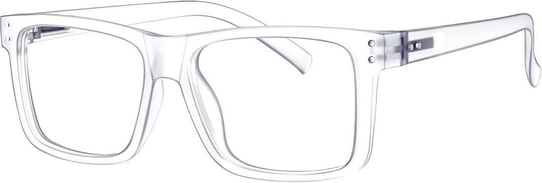 Eyekepper Oversized Reading Glasses Square Large Frame Readers for Men and Women