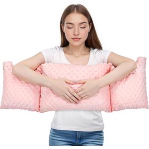 Mastectomy Pillow - Post Surgery Pillow, Mastectomy Must Haves, Breast Pillow for Sleeping After Heart Surgery, Reduction &Augmentation Recovery Supplies Seatbelt Pillows Gifts for Woman (Pink)