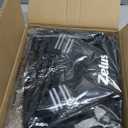 ZELUS Weighted Vest for Men and Women | 4-10lb/11-20lb/20-32lb Vest with 6 Ironsand Weights for Home Workouts | Adjustable Body Weight Vest Exercise Set for Cardio and Strength Training (Black)