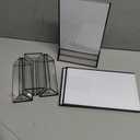 6pcs Clear Acrylic Table Number Display Holder Double-sided Stand for Weddings Events and Restaurants Versatile Menu and Sign Frame Effortless Setup and Stable Design