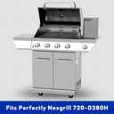 17 Inches Cooking Grates for Home Depot Nexgrill 720-0830H 720-0830D 720-0783E 720-0783C for Nexgrill Replacement Parts 4 Burner Gas Grill Grates Stainless Steel 2 Pack for 5 Burner