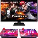 【36700 Games in 1】 Separate 3D WiFi Pandora's Box, Separate 2 in 1 Classic Arcade Game Console, 2 Joysticks, Support 3D, 1280x720 Full HD, Search/Save/Hide/Pause Game up to 4 Players