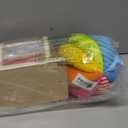 Montessori Baby Toys Play Kit Montessori Mirror Peekaboo Knob Puzzle, Medium Spinning Drum and Rainbow Fabric Ball Kit Toys for6-12Months Toddlers (Play Kit 3)