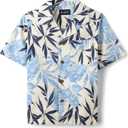 The Children's Place boys Short Sleeve Button Up Shirt (M)