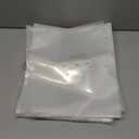 1InTheOffice Poly Envelopes Expandable Plastic Clear Envelope with Button & String Closure, Letter Size, Clear, 20 Pack