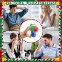 30 Pack Christmas Squishies for Kids, Christmas Stress Balls,Kawaii Mini Squeeze Toys, Bulk Squishy Squeeze Ball Set and Birthday Party Favors (Christmas-30)