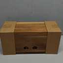 Extra Large Cable Management Box, Wood Cord Hider Box & Organizer for Power Strip, TV Wires & Desk Cable Storage (Solid Acacia)