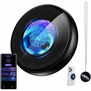 ZNP Z01 PRO AI Companion Digital Badge, Customizable Screen Patterns with HD Touch Screen, Wearable Bluetooth 6.0 Translator for 60 Languages, AI Assistant Smart Badge for Travel Business Daily Life