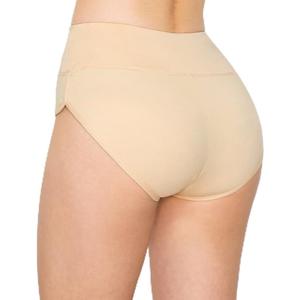 ALWAYS Booty Shorts for Women - High Waisted Super Soft Dolphin Shorts (Beige, L)