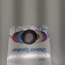 Waterproof Bluetooth Shower Speaker Portable Wireless Water-Resistant Speaker Suction Cup,Built-in Mic Gifts for Kids Speakerphone for iPhone Phone Tablet Bathroom Kitchen - Black