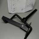 Bike Rack Garage, Bike Wall Mount, Bike Wall Mounted Holder Hook, Heavy-Duty Adjustable Bike Wall Rack, Hang Your Road, Mountain or Hybrid Bikes in Garage or Home, With EVA Foam Padded (1 Pack)