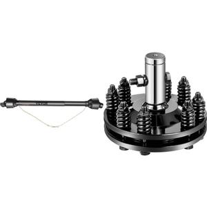 VEVOR PTO Shaft 1 3/8" PTO Drive Shaft, 6 Spline End Round End PTO Driveline Shaft, Series 4 Tractor PTO Shaft, 39"-55" Brush Hog PTO Shaft, Black PTO Shaft for Bush Hog/Finish Mower/Rotary Cutter and VEVOR Slip Clutch, 1 3/8" PTO Slip Clutch, Smooth Round Ends PTO Friction Clutch, Carburized Steel Tractor Slip Clutch, Adjustable Rotary Cutter Slip Clutch, Black Brush Hog Slip Clutch for PTO Shaft