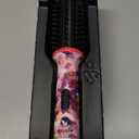 CALISTA GoGo Mini Heated Round Brush | Curl, De-Frizz, and Style Hair with the Mini 7 Styling Tool | Heats to 365F | Perfect for Travel | Dual Voltage | Compatible for Most Hair Types (Pink Petals)
