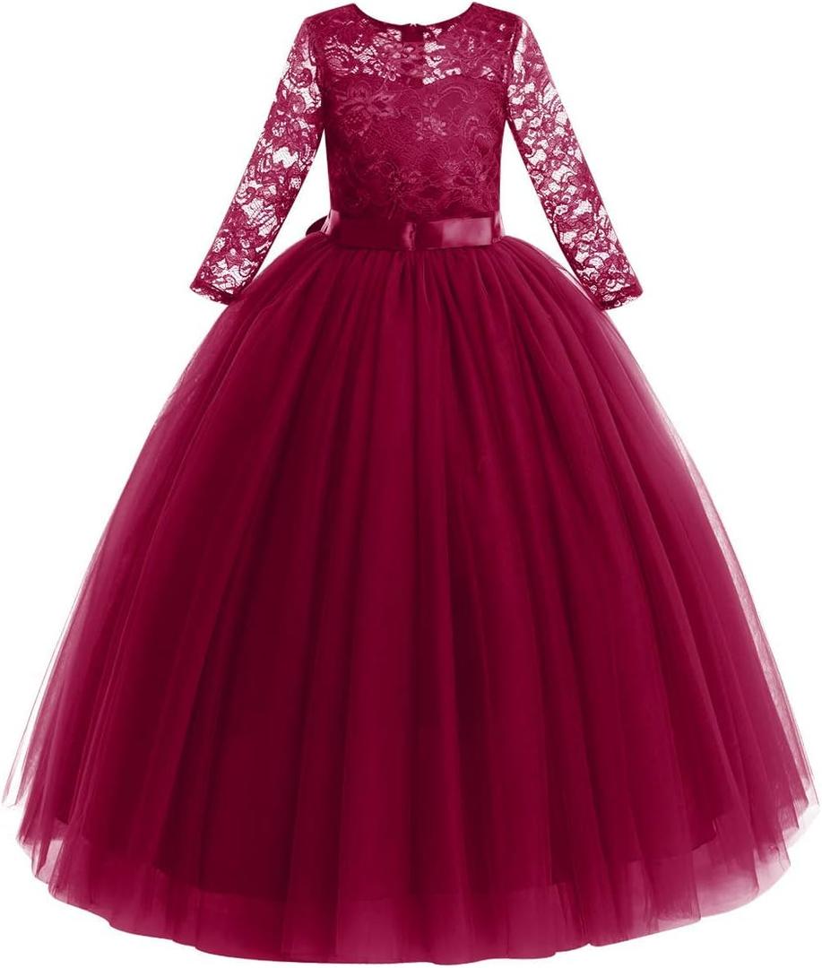 IWEMEK girls Modern (3-4T, Z-burgundy)