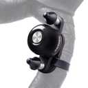 RAVEMEN Q3 Road Bike Bell, Dual-Hammer Copper Alloy Bicycle Bell for Adults Fit Handlebars up to 47mm, Lightweight for Most Grip Positions, Easy Installation