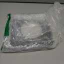 Reusable Black Drip Pans, Square Burner Covers BN24, Gas Burner Liner Covers, Gas Range Drip Pan Made of Porcelain-4packs by MIFLUS