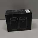 Waterless Essential Oil Diffuser, Portable Aromatherapy Diffuser with 20mL Capacity, Battery Operated Mini Scent Diffuser,3 Mist Levels & Timers, Leak-Free, for Home, Car, Office (Black 2 Pack)