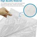 Foam Flat Screen TV Cover and Bubble TV Protective Cover Fits Up to 65''W x 36''H, Flat Screen TV Protection During House Moving,Home Renovation, or Storing (2-Foam and Bubble)