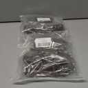 2 x Tactical Dog Collar and Leash - Thick Military K9 Collar - Includes Matching Bungee Leash - Adjustable, Army Grade Nylon Khaki, Control Handle and Heavy Duty Metal Buckle for Dog (Army, L)