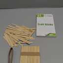 100 Pcs 4.5 inch Craft Sticks for Ice Cream Sticks,Popsicle,Craft Sticks, Treat Sticks,Ice Pop Sticks,DIY Crafts