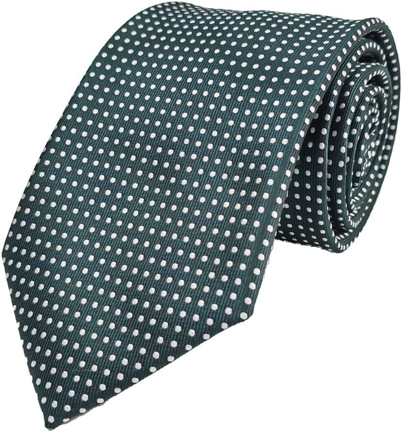 3.15"/8cm Mens Cashew Floral Paisley Printed Tie, Jacquard Polyester Luxury Necktie for Men Wedding Formal Business
