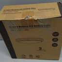 2-Pack 36W LED Ceiling Light Fixture (450W Equiv), 12IN Modern Flush Mount Ceiling Lights, Dimmable Ceiling Lamps Super Bright 3200LM, 3000K/4000K/5000K Adjustable for Bedroom Kitchen Bathroom Hallway (3CCT-Brushed Nickel)