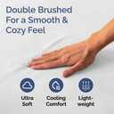 Twin Fitted Bed Sheet - Bottom Single Fitted Sheet Only - Ultra-Soft Hotel Luxury Bedding w/ 8-16 Inch Deep Pockets - Breathable, Cooling & Wrinkle Free - Easy-Care, Fade & Shrink Resistant - White