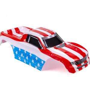 SummitLink Custom Body USA Flag Style Compatible for Hoss 4X4 VXL 3S 4WD Truck Shell Cover(Truck not Included) H-US-01