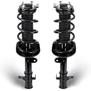 Front Complete Struts Assembly w/Coil Spring Shock Absorber Compatible with Honda CR-V 2.4L 2007-2014, Exc. Touring Models, Replace for 1333365L 1333365R, 2Pcs