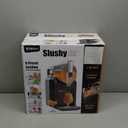 Slushie Machine,Slushy Machine for Home,6 Pre-Set Programs, Auto Clean Function,No Ice Needed, Commercial Frozen Drink Machine for Milkshake,Frappe,Margarita,Cold Drink,Slush and More (Light Black)
