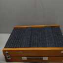 2025 Upgraded Dog Ramp for Couch, Foldable Small Dog Ramp for Sofa, 4 Adjustable Height from 13'' to 21", Portable Stable Pet Step with Non-Slip Pad, Pet Ramps Use for Couch Stairs, Walnut