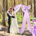 Wavwavw Wedding Giant Bow Decor Oversized Big Bows Decoration for Backdrop Room Wall 75x18 Inch Ribbon Tie for Wedding Birthday Party Baby Shower Ceremony Banquet Decor