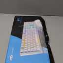 Gaming Keyboard and Mouse Combo, K1 RGB LED Backlit Keyboard with 104 Key for PC/Laptop(White)