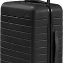 Away Bigger Carry-On Luggage, Lightweight Hardside Large Suitcase with Spinner Wheels, TSA Lock, Airline Approved, Jet Black, Standard