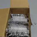 N9R 120PCS Silver Plastic Silverware, Heavy Duty Plastic Cutlery for Parties, Fancy Disposable Flatware Set Includes 40 Forks, 40 Spoons, and 40 Knives, Perfect for Weddings, Dinners, Picnics, Party