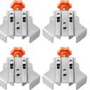 Stainless Steel 90 Degree Corner Clamps, 4 Pack, Right Angle Woodworking Clamps