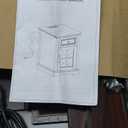 Farmhouse XXL End Table with Charging Station, Side Table with USB Ports and Outlets, Nightstand with Drawer and Glass Door Storage, Cherry Bedside Tables for Living Room, Bedroom, Office