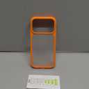 TORRAS Shockproof for iPhone 17 Pro Max Case with Camera Control Button, [12FT Military Grade Drop Protection] Enhanced Grip & Soft Touch Translucent 17 Pro Max Case with DIY Buttons, Neon Orange