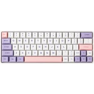 EPOMAKER EP64 60% Mechanical Keyboard, Wireless Gaming Keyboard, 2.4GHz/Bluetooth 5.0/USB-C Custom Keyboard, Hot Swappable, NKRO, Programmable wtih Dye-sub PBT Keycap for Mac/Win (Mulan Switch)