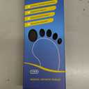 Plantar Fasciitis Feet Insoles Arch Supports Orthotics Inserts Relieve Flat Feet, High Arch (Men's 4-4 1/2 | Women's 6-6 1/2) (Gray)