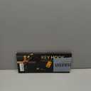 Wall Mounted Mountain Key & Mail Holder with Shelf | Metal Key Organizer with 2 in 1 Key Hooks for Entryway, Hallway, Office