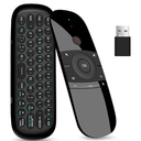 WeChip W1 Universal TV Remote Air Mouse, Wireless Keyboard Fly Mouse 2.4GHz Connection Air Remote Keyboard Mouse for Android TV Box/PC/Smart TV/Projector/HTPC/All-in-one PC/TV (w1)