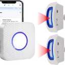 WiFi Smart Bed Sensor Alarm and Fall Prevention for Elderly/Adults/Seniors, Dementia,Wireless Caregiver Motion Sensor Alarm with App (only Supports 2.4GHz WiFi)