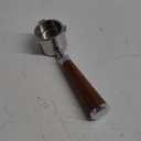 51mm Bottomless Portafilter 3 Ears Compatible with De-longhi La Specialista Coffee Espresso Machine EC9335 9155 9355 9665,100% Stainless Steel Filter Basket and Walnut Handle