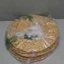 6 Pack, Round Woven Placemats, Natural Water Hyacinth Wicker Place mats, Braided Straw Table Mats, Charger Plates for Dining Table, Fall, Thanksgiving, Christmas (13.8 inch)