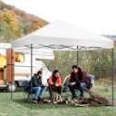 Upgraded Replacement Canopy Top Cover Only - Compatible with Ozark Trail FGA64S1 4'x6' Pop Up Canopy, Rainproof & UV-Resistant 420D Silver Coated Oxford Fabric (White)