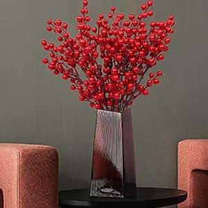 RECUTMS Berry Garland Artificial Black Berry Garland 5.9FT Garlands with Bendable Stems for Christmas Halloween Holiday Fireplace Stairs Table Decor