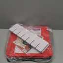 Christmas Ornament Storage Container with Dividers - Box Stores Up to 54 Ornaments, Zippered, Convenient, Adjustable, Large Organizer Bin to Protect Holiday Dcor, Fits Most Standard Size, Red