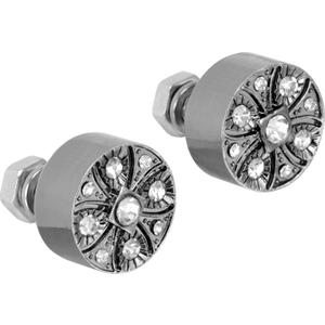 2 x Bell Automotive 22-1-46461-8 'Diamond Swirl' License Plate Fastener