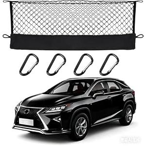 Envelope Style Cargo Net Compatible with Nissan Pathfinder New 2026 2025 2024 2023 2022 2021 2020 2019 2018 2017 2016 2015 2014 2013 Trunk Car Rear Tailgate Touring Netting